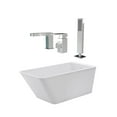 thumbnail image 1 of Hannah 67 Inch Acrylic Contemporary Freestanding Bathtub Package, 1 of 1