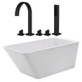 thumbnail image 1 of Hannah 67 Inch Acrylic Contemporary Freestanding Bathtub Package, 1 of 2