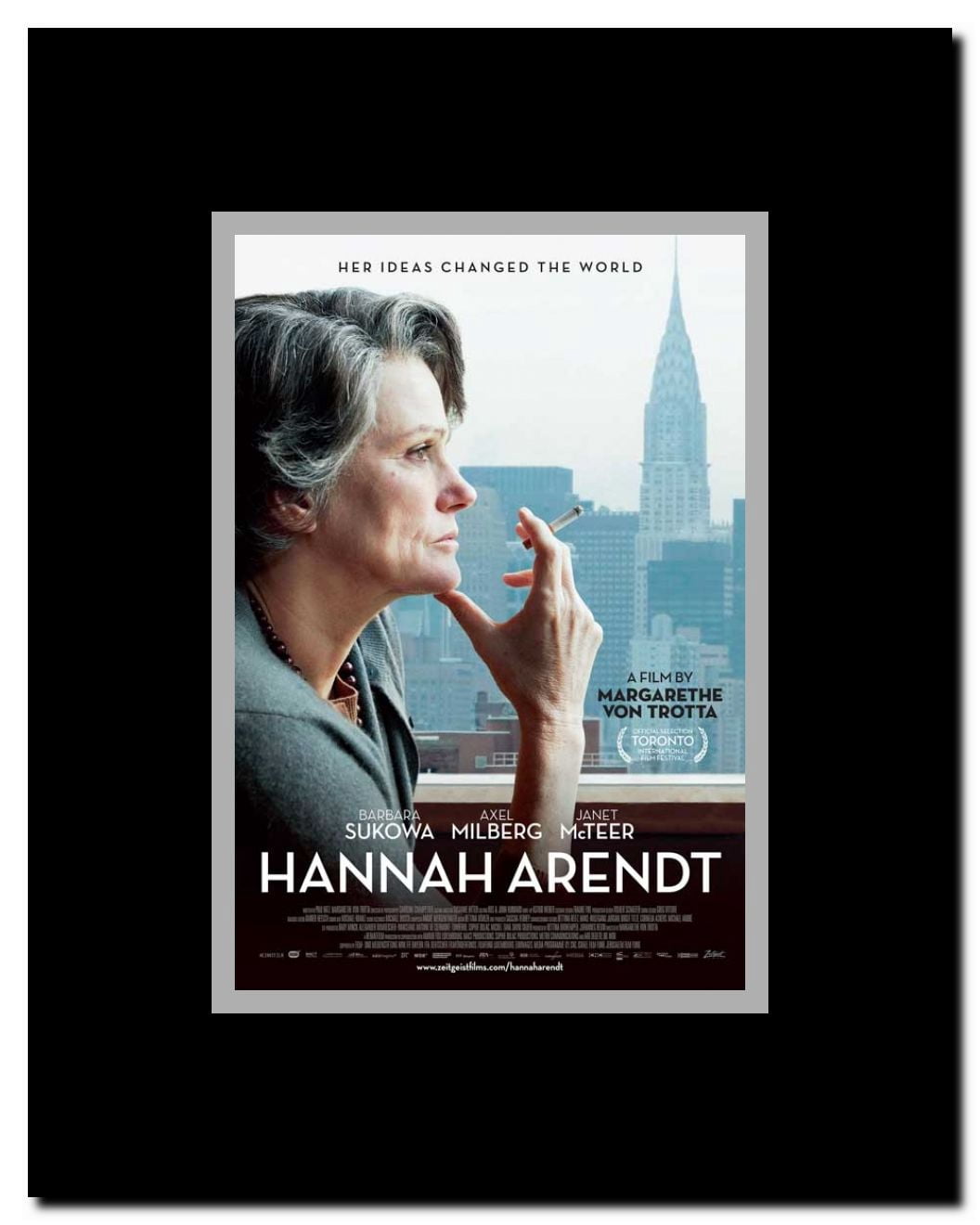 Hannah Arendt Framed Movie Poster