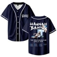 thumbnail image 1 of Hannah Bahng The Misunderstood Tour 2025 Baseball Jersey Shirt V-Neck Women Men Short Sleeve Streetwear Clothes, 1 of 3