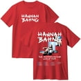 thumbnail image 1 of Hannah Bahng The Misunderstood Tour 2025 Cotton T-Shirt Women Men Fashion Crewneck Short Sleeve Tee, 1 of 3