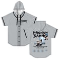 thumbnail image 1 of Hannah Bahng The Misunderstood Tour 2025 Hooded Baseball Jersey Short Sleeve Shirt Women Men Crewneck Tee, 1 of 3