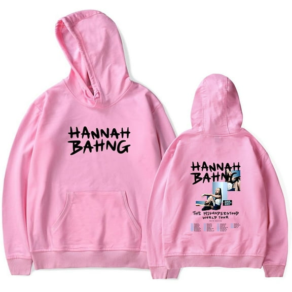 Hannah Bahng The Misunderstood Tour 2025 Hoodies Women Men Casual Long Sleeve Sweatshirt Clothes