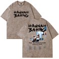 thumbnail image 1 of Hannah Bahng The Misunderstood Tour 2025 T-Shirt Cotton Wash Tee Women Men Short Sleeve Casual Crewneck Tee, 1 of 3