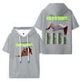 thumbnail image 1 of Hannah Berner None Of My Business Tour Hooded T-Shirts Women Men Short Sleeve Tee Casual Fashion Clothes, 1 of 3