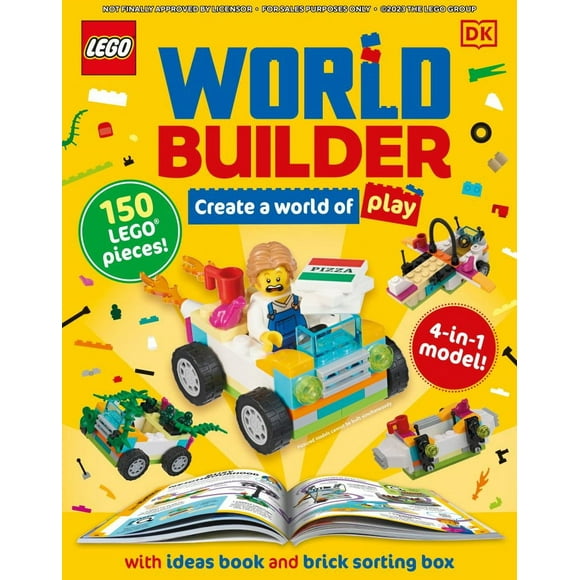 LEGO World Builder: Create a World of Play with 4-In-1 Model and 150+ Build Ideas! (Hardcover)
