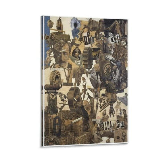 Hannah Höch Cut with The Dada Kitchen Knife Art Posters Hang Pictures Canvas Poster Wall Art Picture Prints Hanging Photo Gift Idea Decor Home Posters Artworks