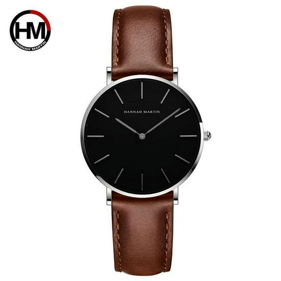 Hannah Martin Women's Watch Hanna Martin Top Brand Fashion Japanese Movement Original Design Waterproof Quartz WristWatch Women Watch Gift Box