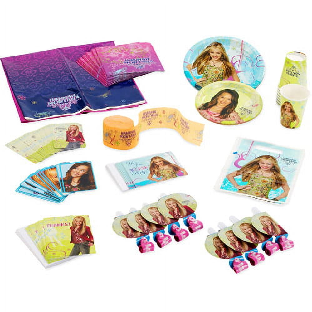Hannah Montana Birthday Party Supplies Pack for 8 - Walmart.com