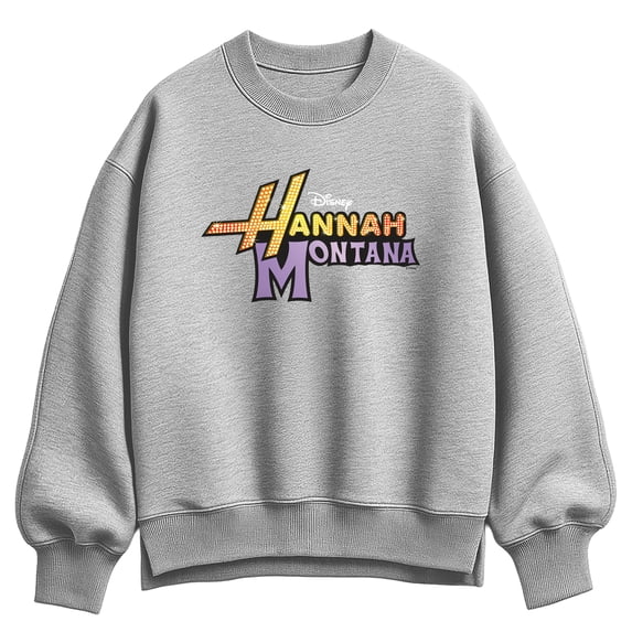 Hannah Montana - Logo - Women's Oversized Fleece Crew Sweatshirt