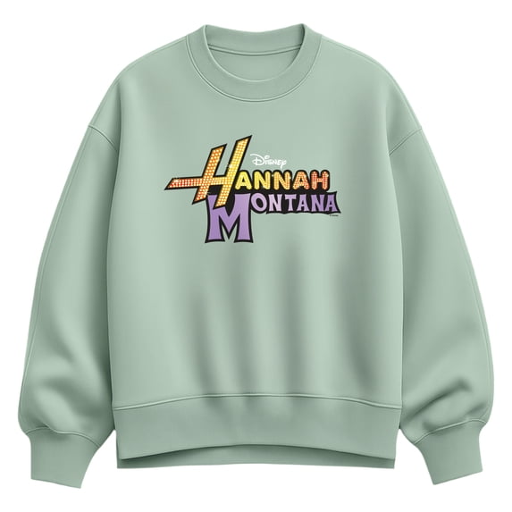 Hannah Montana - Logo - Women's Oversized Fleece Crew Sweatshirt