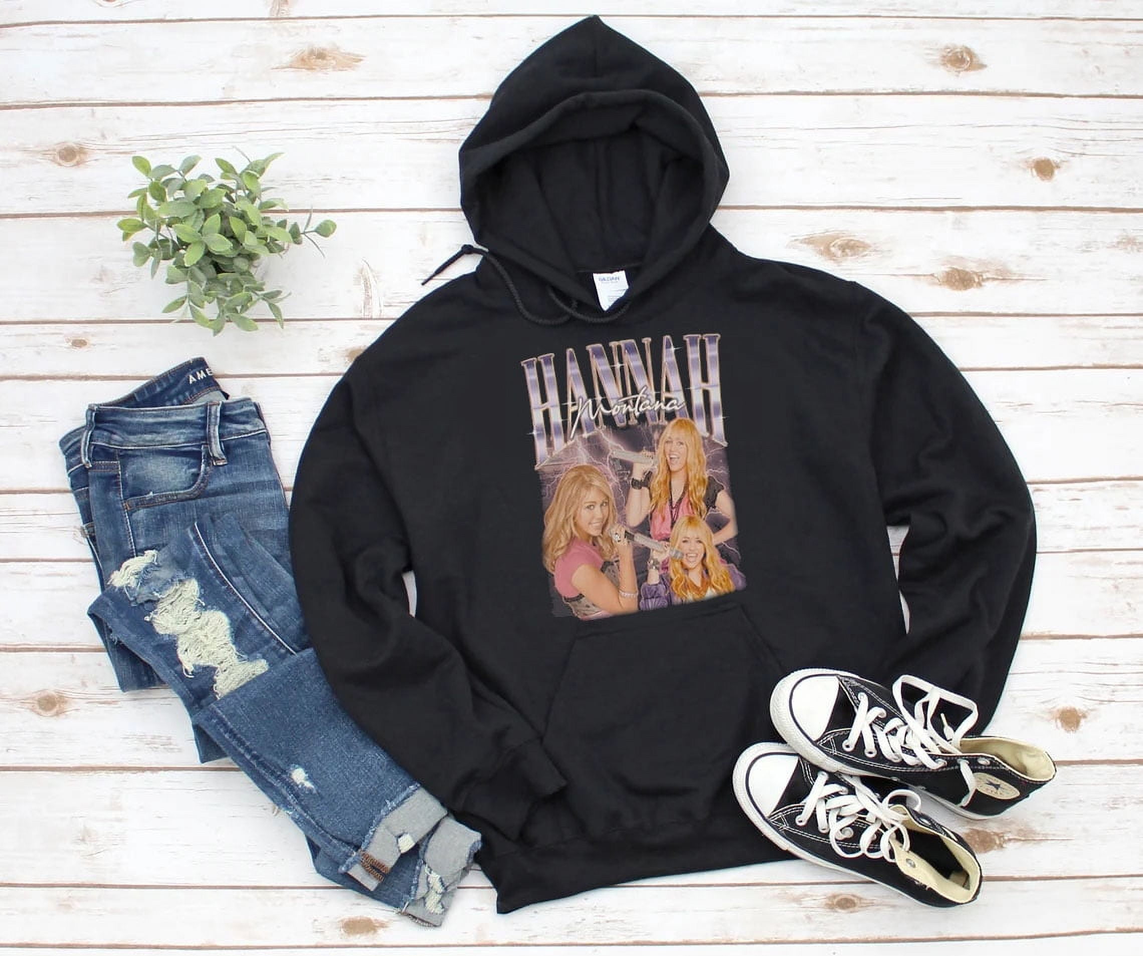 Hannah Montana Shirt Hannah Montana Fan hoodies Hannah Montana Homage hoodie Hannah Montana Retro 90s hoodie Hannah Montana Merch Gift hoodie USA nice design. Walmart