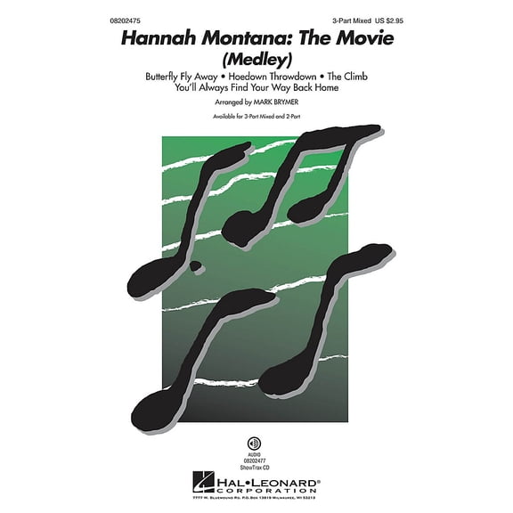 Hannah Montana: The Movie ShowTrax CD Pop Choral Series