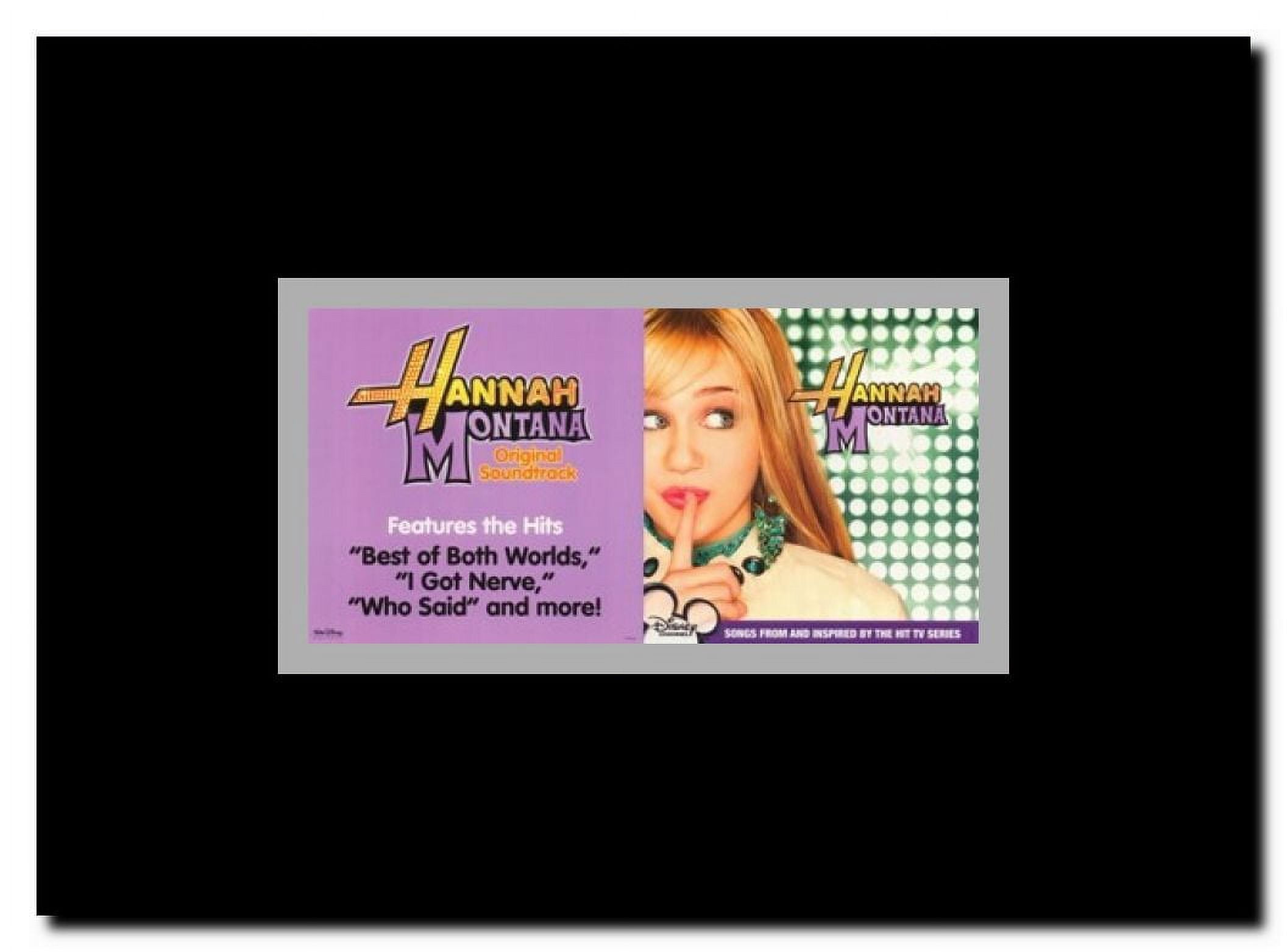 Hannah Montana - soundtrack - style B Framed Movie Poster