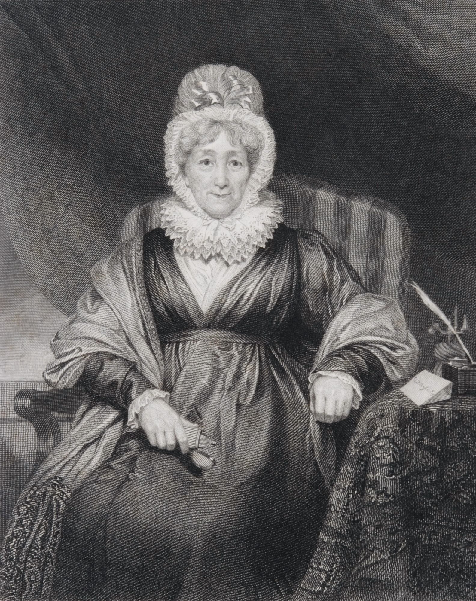 Hannah More 1745 To 1833 English Religious Writer And Philanthropist Canvas Art - Ken Welsh  Design Pics (12 x 16)