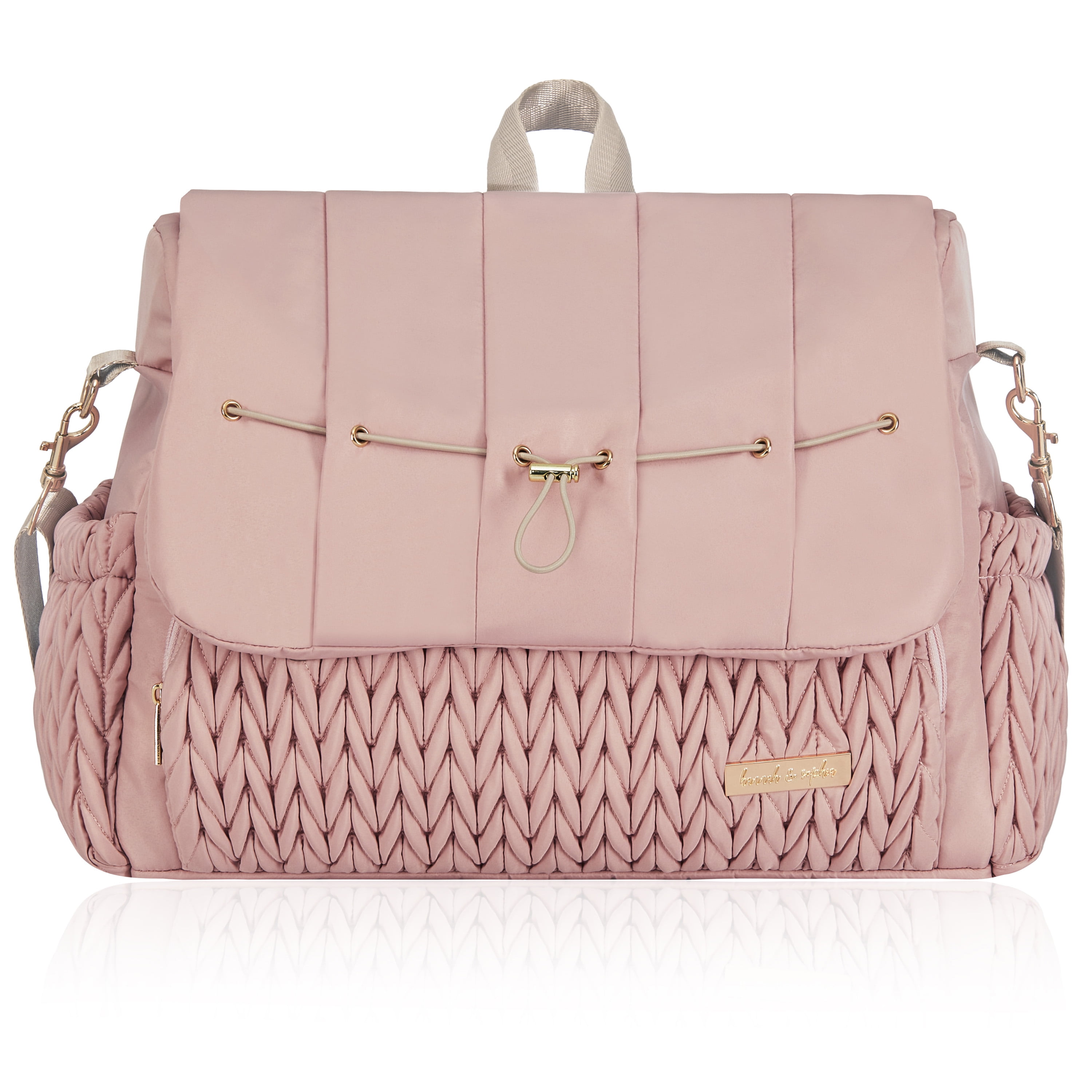 Black and pink diaper bag 2025 Black and pink diaper bag 2025