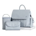 thumbnail image 1 of Hannah & Sophia Traveler 4pc Diaper Bag Set, Moonmist Blue, 1 of 11