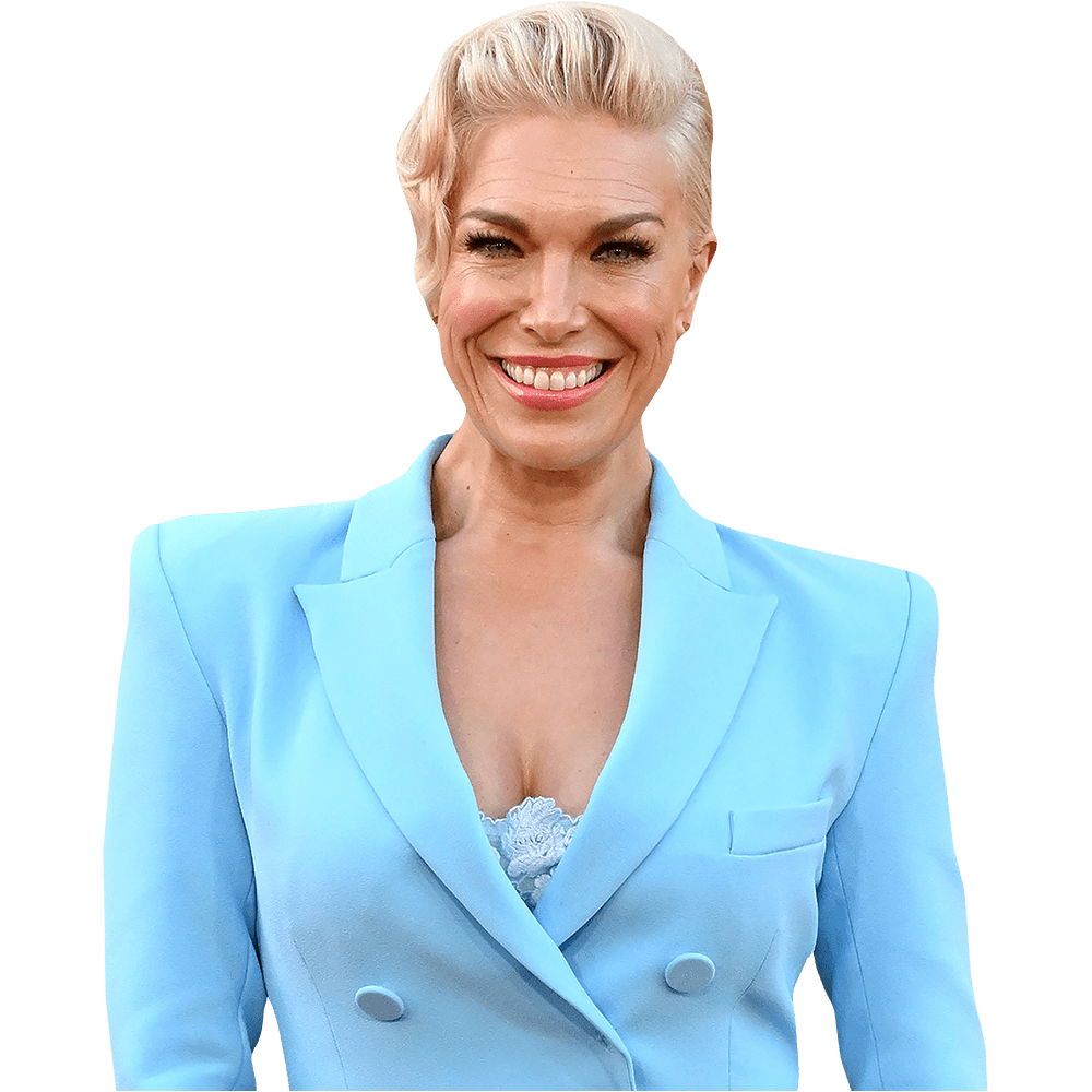 Hannah Waddingham Blue Suit Half Body Buddy Cutout