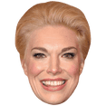 thumbnail image 1 of Hannah Waddingham (Smile) Celebrity Mask, Flat Card Face, Fancy Dress Mask, 1 of 5