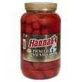 thumbnail image 1 of Hannah's Red Hot Pickled Sausage 39 ct Gallon Jar, 1 of 3