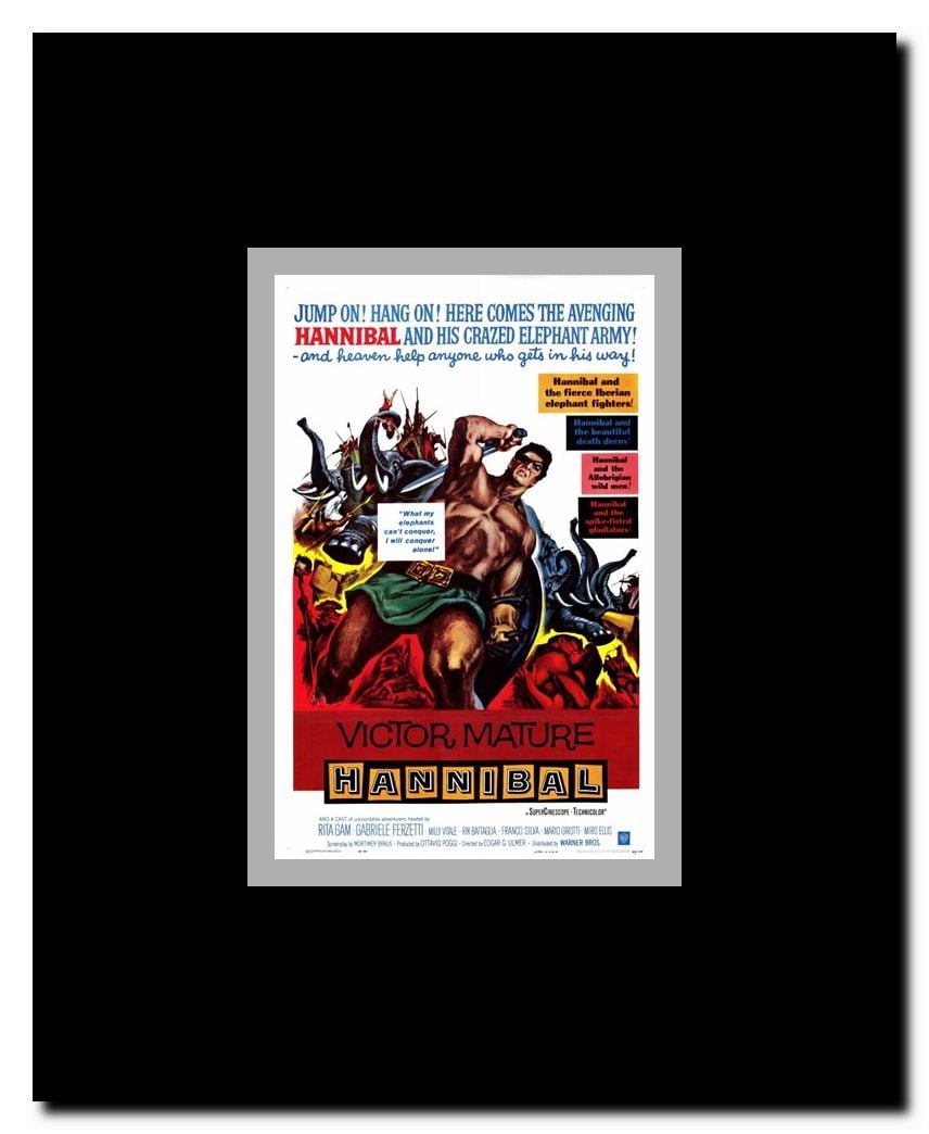 Hannibal Framed Movie Poster