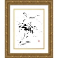 thumbnail image 1 of Hanniet, Marc 25x32 Gold Ornate Wood Framed with Double Matting Museum Art Print Titled - Ballerine, 1 of 4