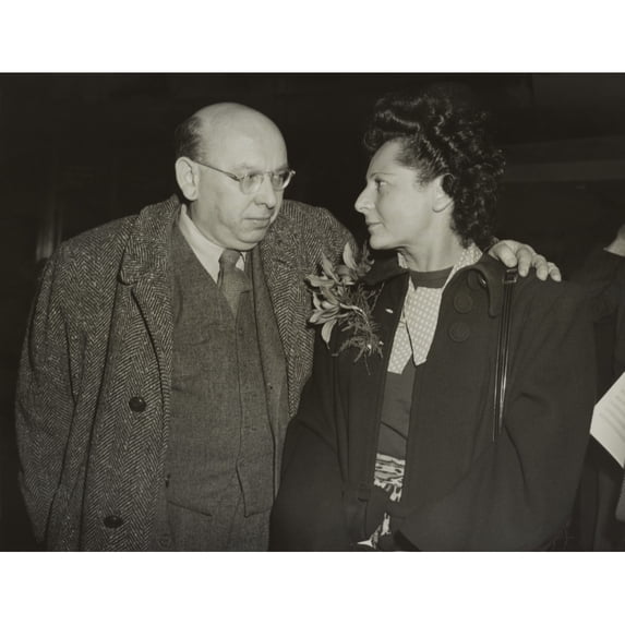 Hanns Eisler And His Wife Anna Louise History (36 x 24)