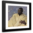 thumbnail image 1 of Hanns Sprung 20x22 Black Modern Framed Museum Art Print Titled - Africans with a White Robe (1912), 1 of 5