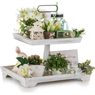 StarPack Farmhouse Style 3 Tiered Serving Tray - Rustic Kitchen Tiered –  StarPack Products
