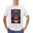 thumbnail image 1 of Hanoi Vintage T-shirt Mens Cotton Classic Crewneck Short Sleeve Tees Unisex White 4XL, 1 of 2