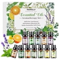 thumbnail image 1 of Hanolly Essential Oils Set, Hypoallergenic Aromatherapy Oils for Diffuser, Humidifier, Massage, Skin Care, 12 Pack, 5 ml, 1 of 9