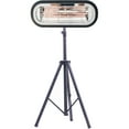 thumbnail image 1 of Hanover 18'' Electric Halogen Infrared Heat Lamp with Mounting Bracket and Tri-Pod Stand, 1 of 9