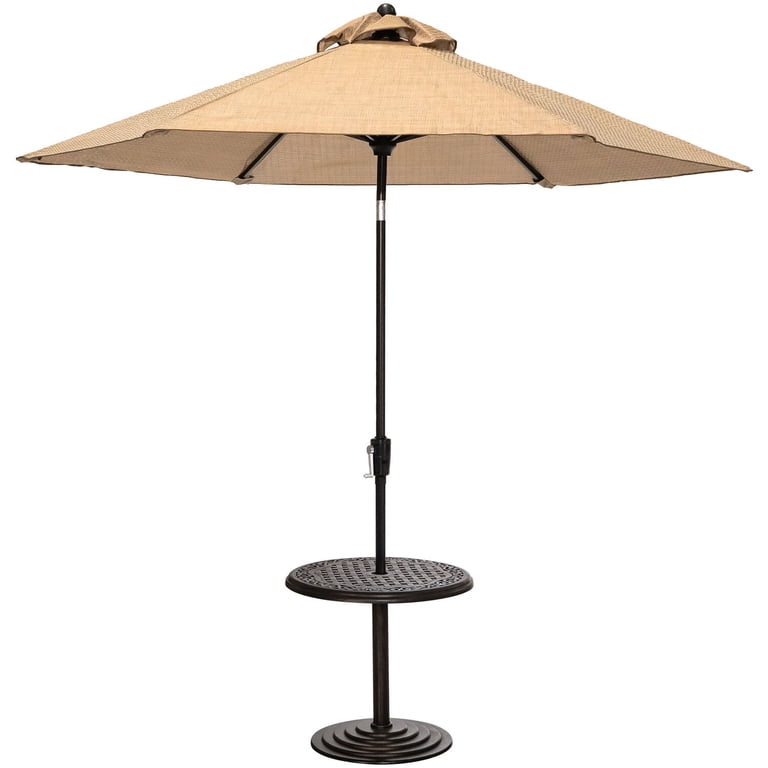 lowes patio umbrella with base Crestlive Products 11' 360 Degree Rotating Double Top Aluminum Offset Rectangular Cantilever Black Elevate outdoor entertaining with this outdoor cantilever umbrella designed for serious al fresco living Garden Patio Umbrellas at