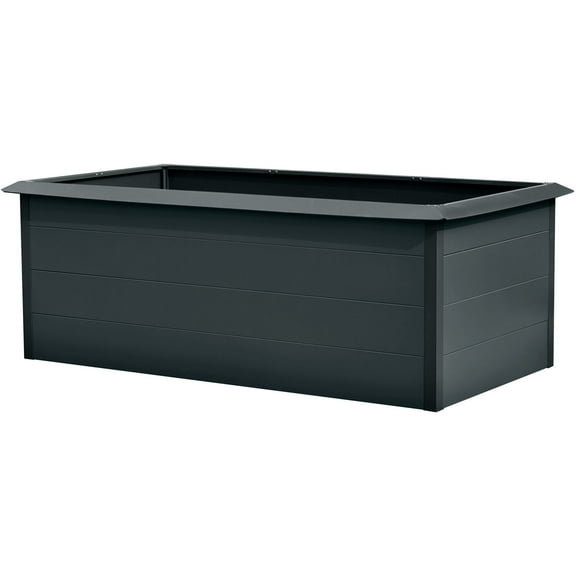 Hanover 44"x 83"x 30" Green Steel Raised Garden Kit