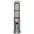 thumbnail image 1 of Hanover 6-Ft. 34,000 BTU Cylinder Patio Heater with Glass Flame Display in Stainless Steel, 1 of 2