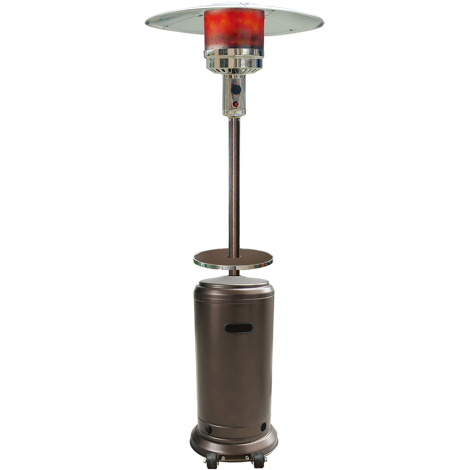Hanover 7 ft. 48,000 BTU Steel Propane Patio Heater in Bronze, Gas Outdoor Heater, HAN001BR