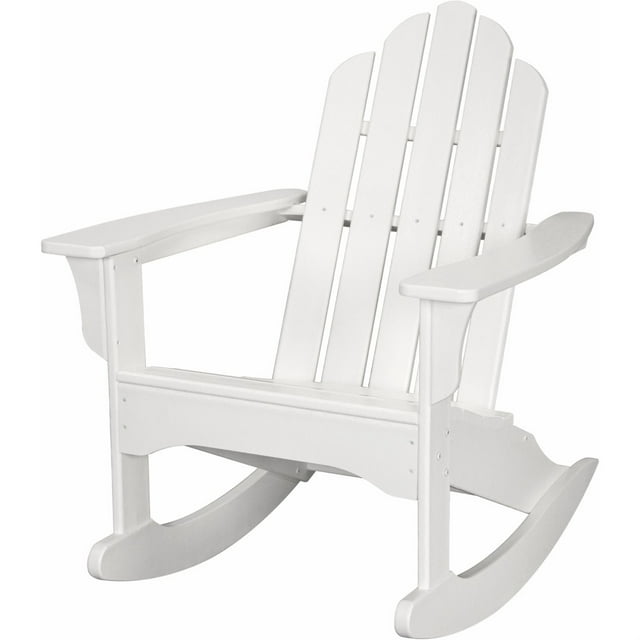 Hanover All-Weather Adirondack Rocking Chair in White