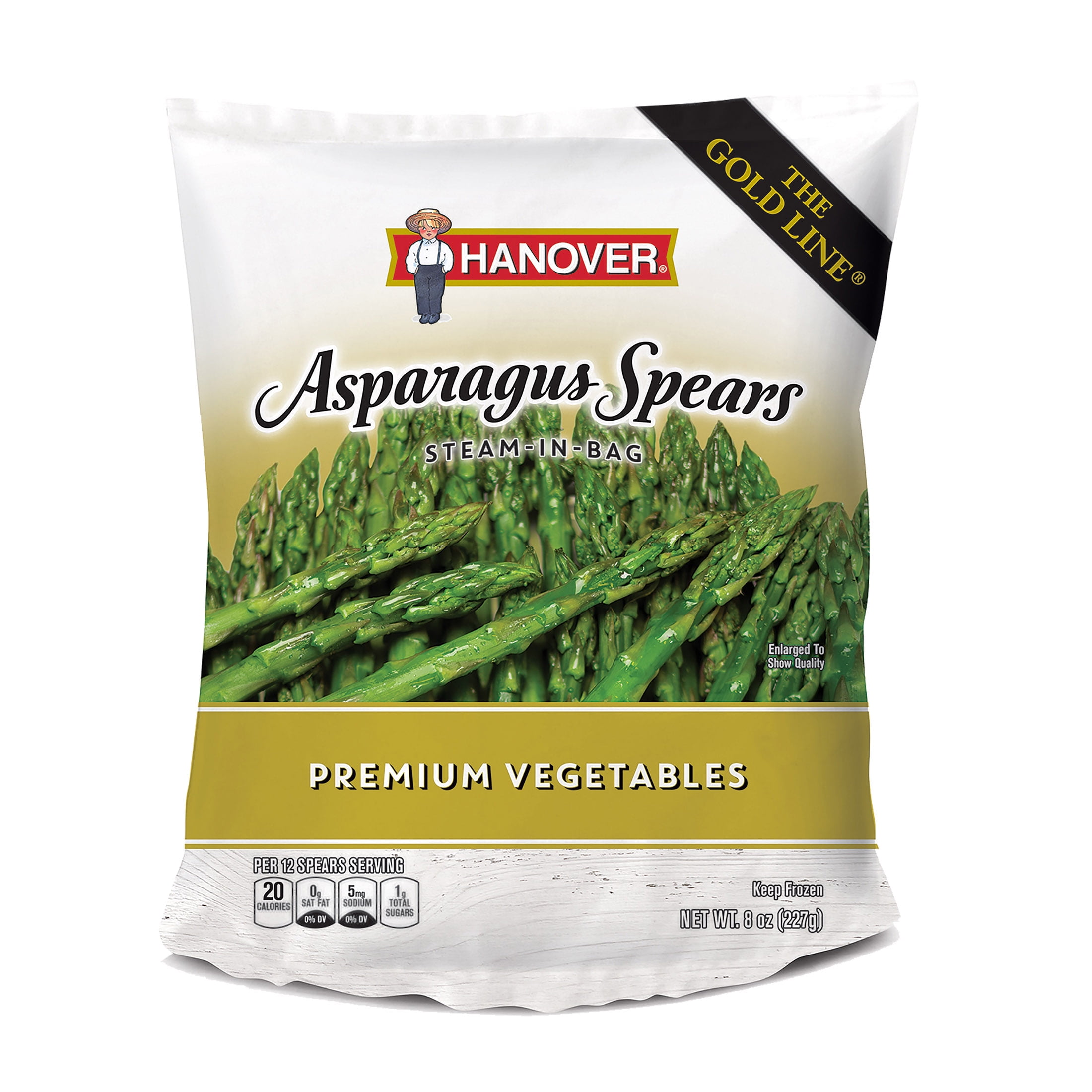 Find Your Perfect Hanover Asparagus Spears, Gold Line, SteaminBag, 8 oz Bag (Frozen)