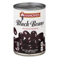 thumbnail image 1 of Hanover Black Beans, 15.5 oz Can – Vegan, Gluten Free Pantry Staple, 1 of 11
