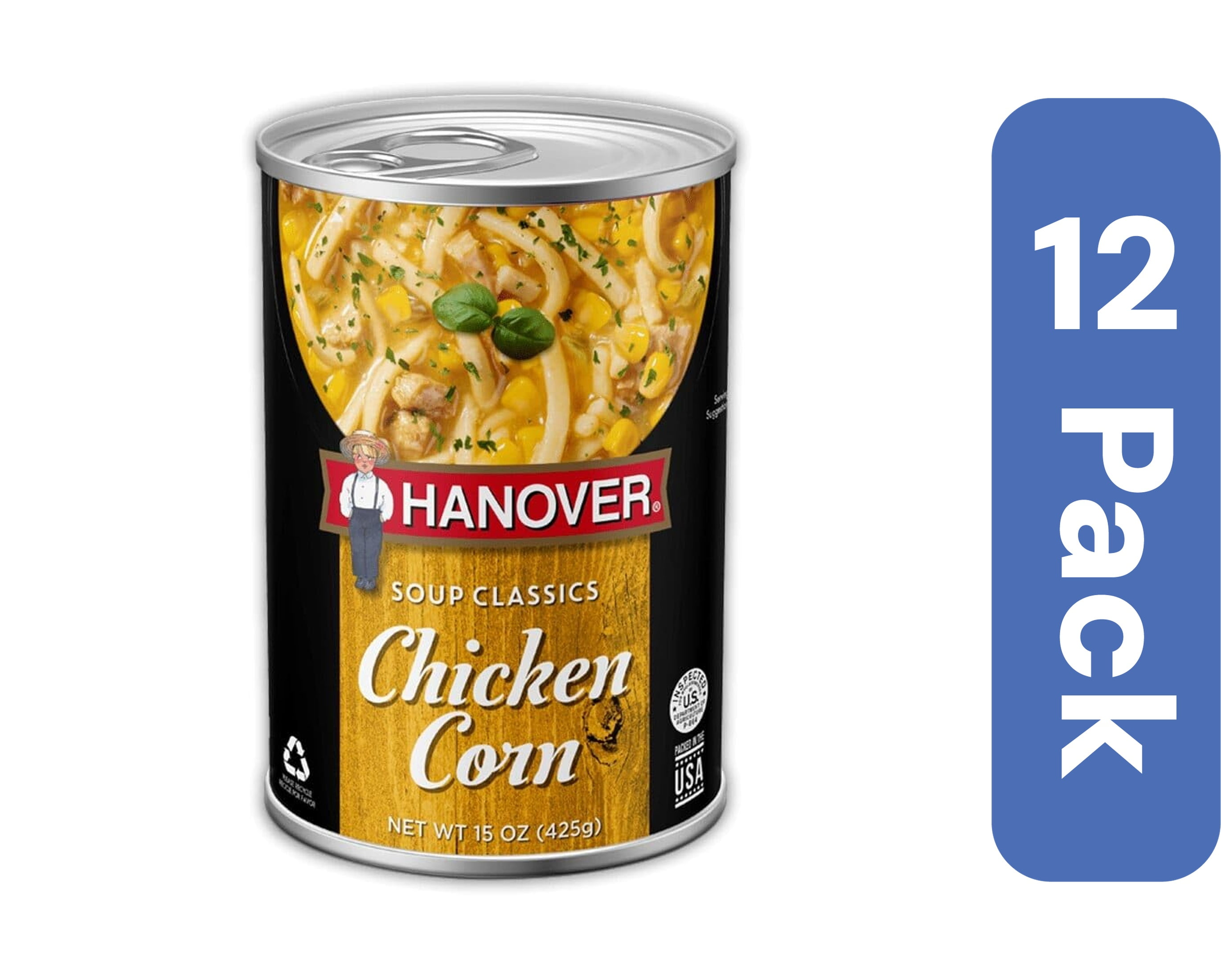 Hanover Chicken Noodle Soup 15 oz (Pack Of 12) - Walmart.com