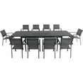 thumbnail image 1 of Hanover Dawson 11-Piece Dining Set with 10 Sling Chairs and an Expandable 40" x 118" Table, 1 of 17