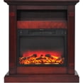 thumbnail image 1 of Hanover Drexel 34 In. Electric Fireplace w/ Enhanced Log Display and Cherry Mantel, 1 of 1