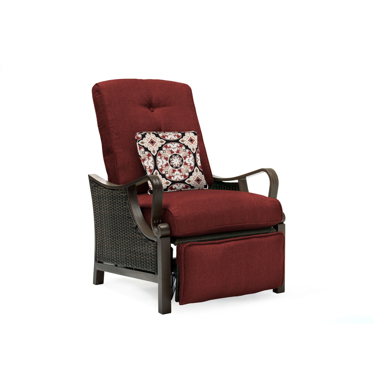 Carolina Factory Direct Cape May Outdoor Luxury Recliner in Crimson Red