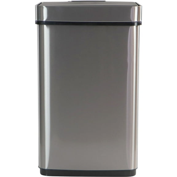 Hanover Garbage Bin with Inner Compost Bin, Fingerprint resistant, Sensor Lid, 60 Liter/16 Gallon