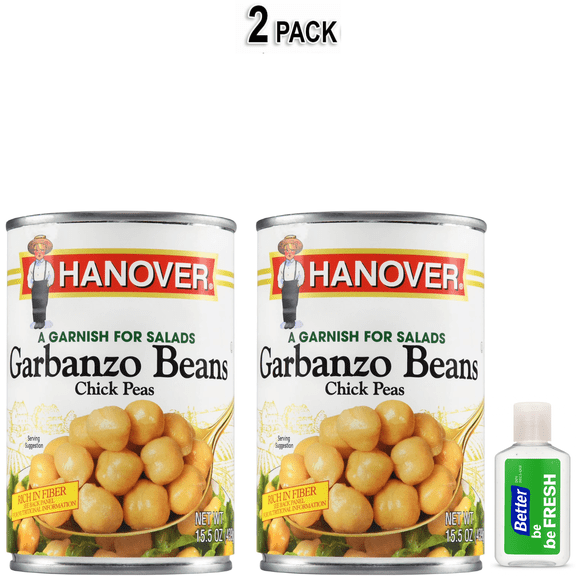 Hanover Garbanzo Beans Chick Peas Rich-in-Fiber Garnish for Salads and Everyday Meals