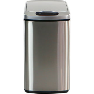CozyBlock 3.2 Gallon 12L Automatic Trash Can, Stainless Steel