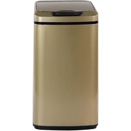 Hanover Hands Free Trash Can Garbage Bin, Soft Close, Sensor Lid, 12 Liter/3.2 Gallon