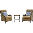 thumbnail image 1 of Hanover Hudson Square 3-Piece Outdoor Deep-Seating Lounge Set, 1 of 7