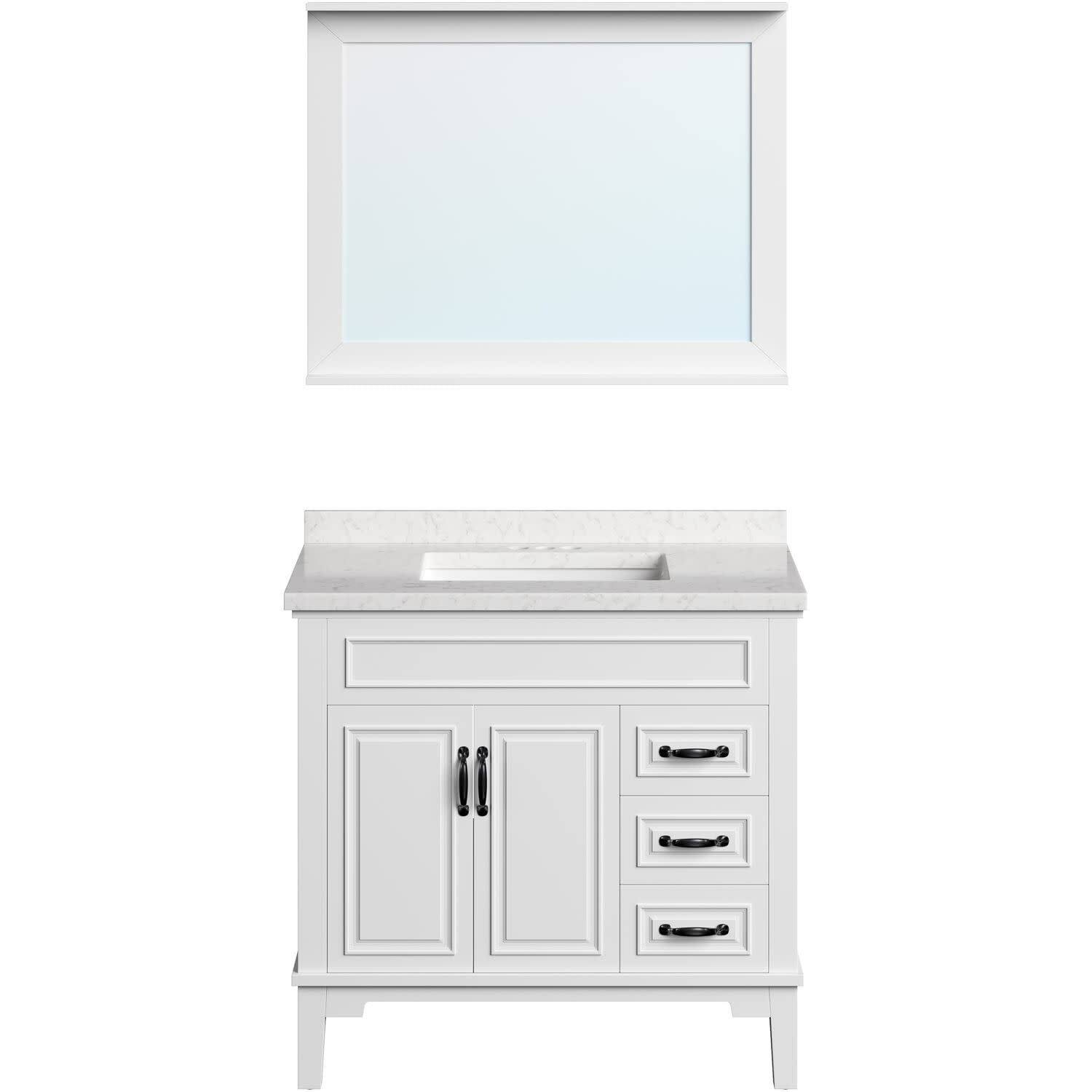Hanover Lanesboro 36'' Vanity Cabinet with Sink Combo for Hanover Lanesboro 36'' Vanity Cabinet with Sink Combo for