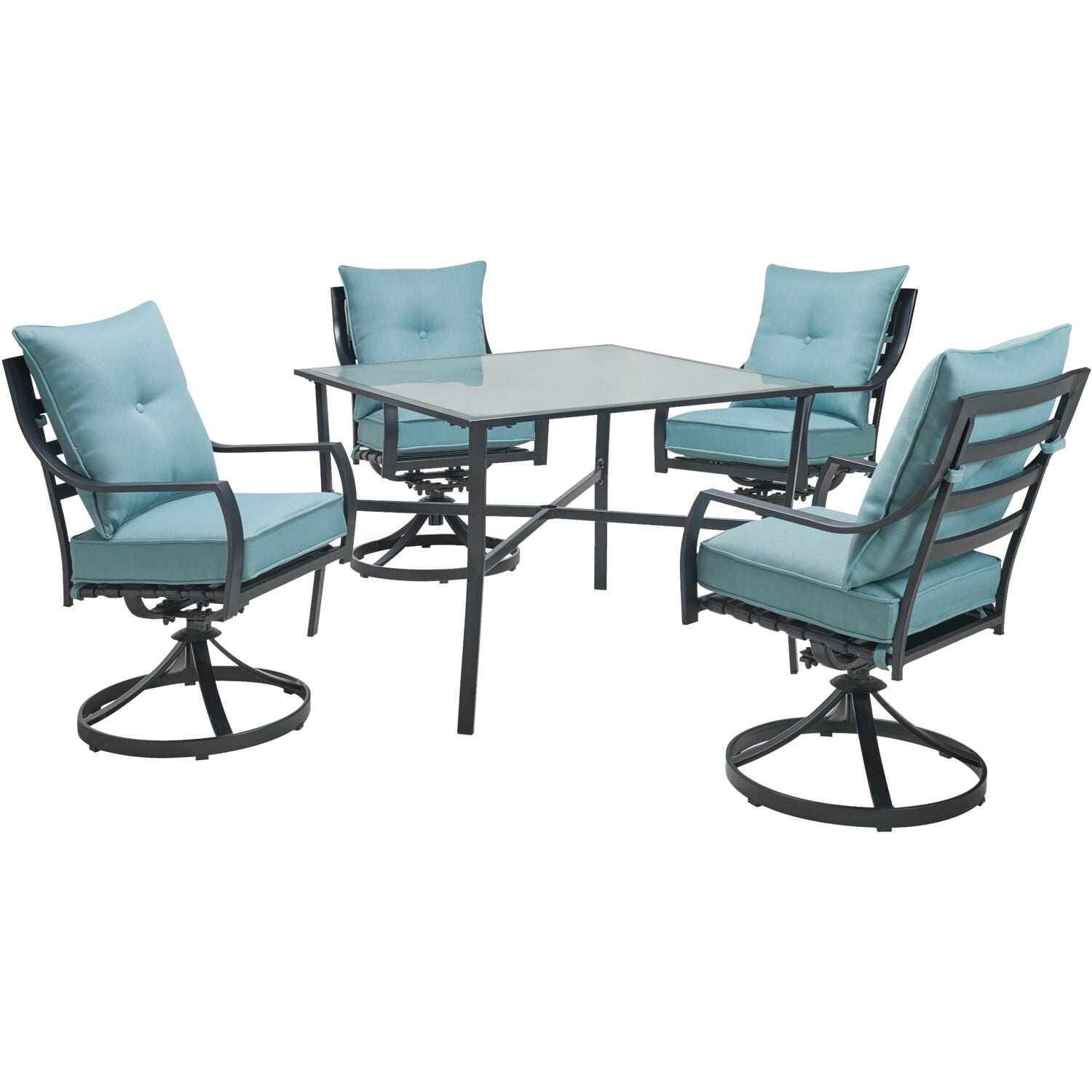 Hanover Lavallette 5-Piece Modern Outdoor Dining Set UV